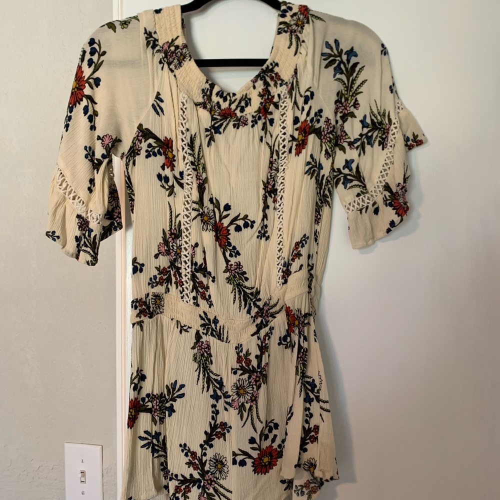 Off the shoulder romper